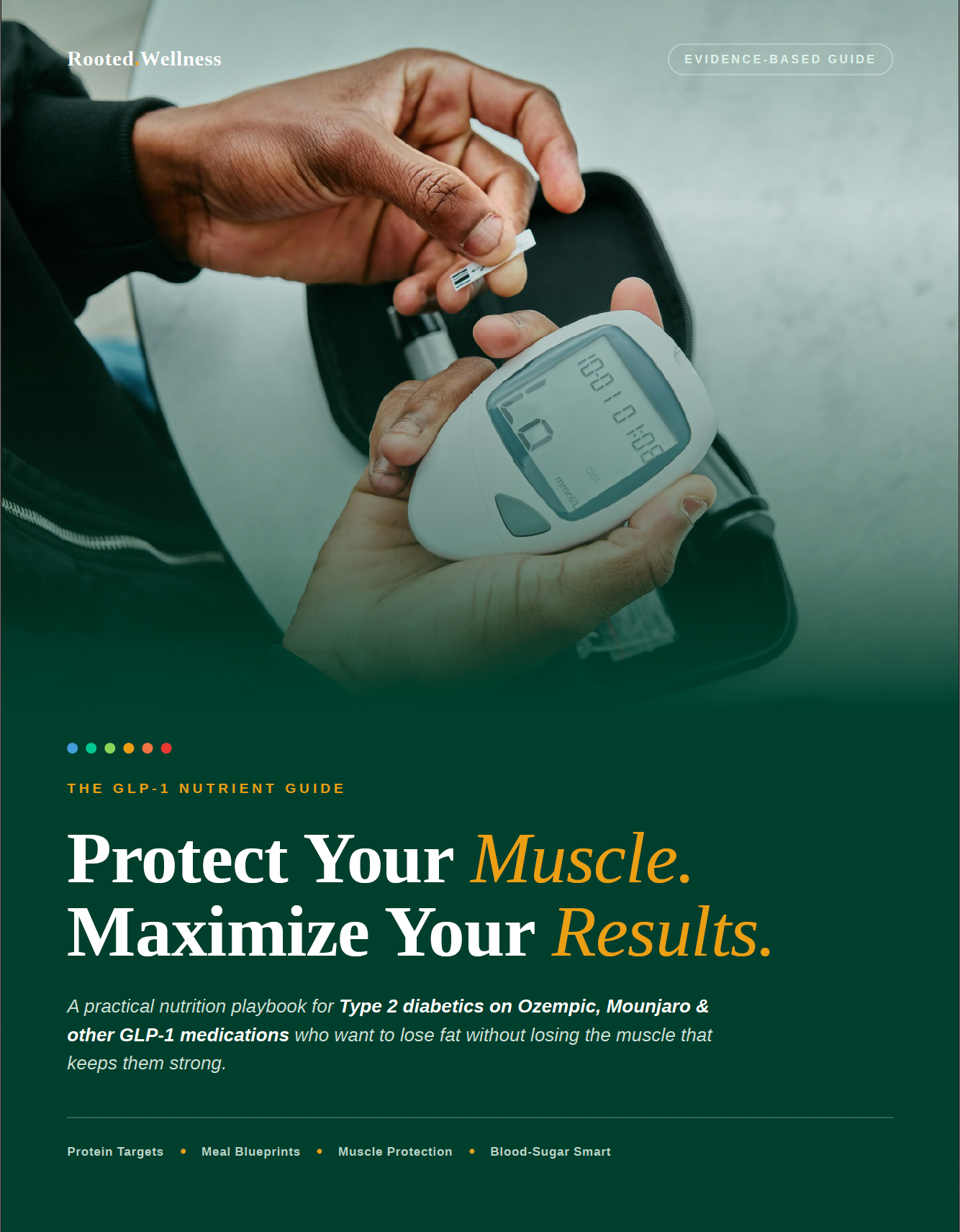 The GLP-1 Nutrient Guide | Practical guide for Type 2 diabetics on Ozempic, Mounjaro & other GLP-1 medications
